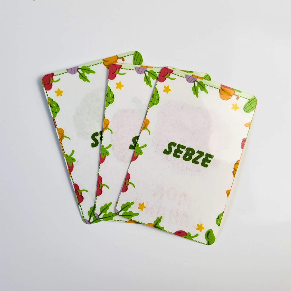 Eğitici Meyve Sebze Kart Seti – Okul Öncesi Öğrenme