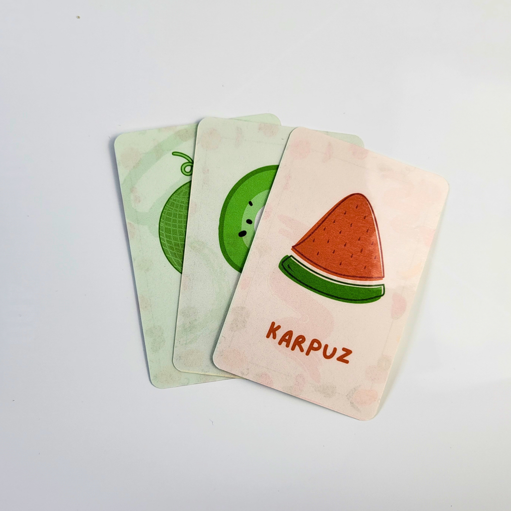 Eğitici Meyve Sebze Kart Seti – Okul Öncesi Öğrenme