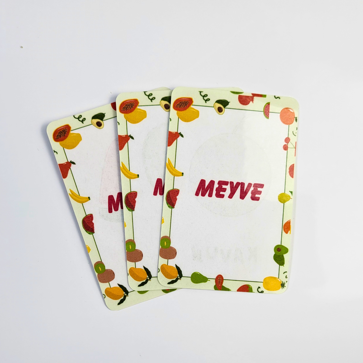 Eğitici Meyve Sebze Kart Seti – Okul Öncesi Öğrenme