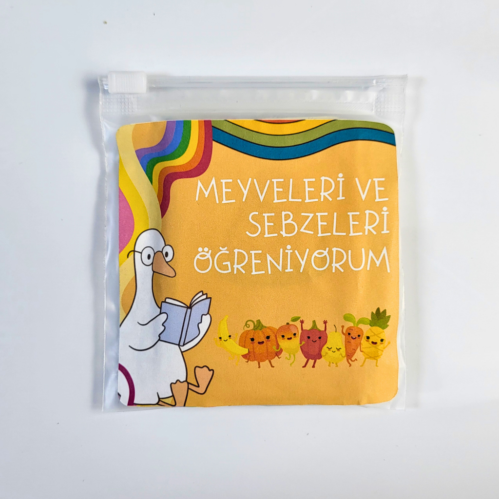 Eğitici Meyve Sebze Kart Seti – Okul Öncesi Öğrenme