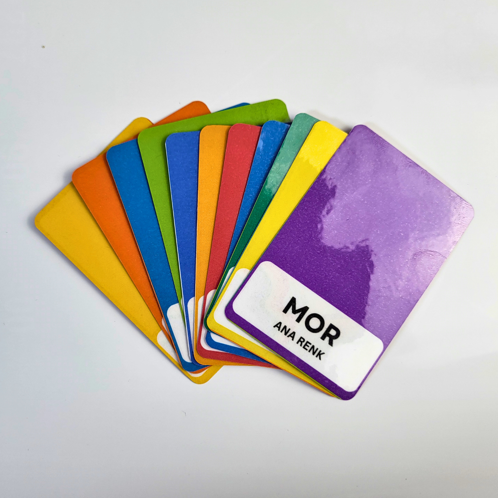 Eğitici Renk Kart Seti – Okul Öncesi Öğrenme