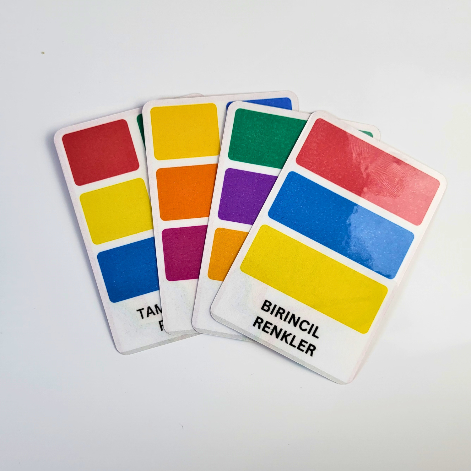 Eğitici Renk Kart Seti – Okul Öncesi Öğrenme